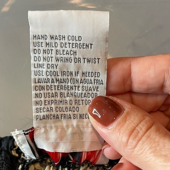 Vintage Y2K R&K Originals Cocktail Dress plus size 16 Paisley black and cream - Picture 13 of 14